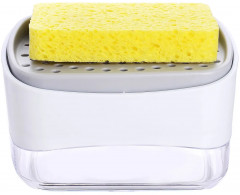 Дозатор для моющего средства с губкой - Фото 2