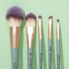 Набор кистей для макияжа «Малахит» - Фото 2