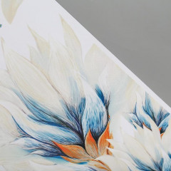 Наклейка интерьерная «Астры с бабочками» - Фото 2