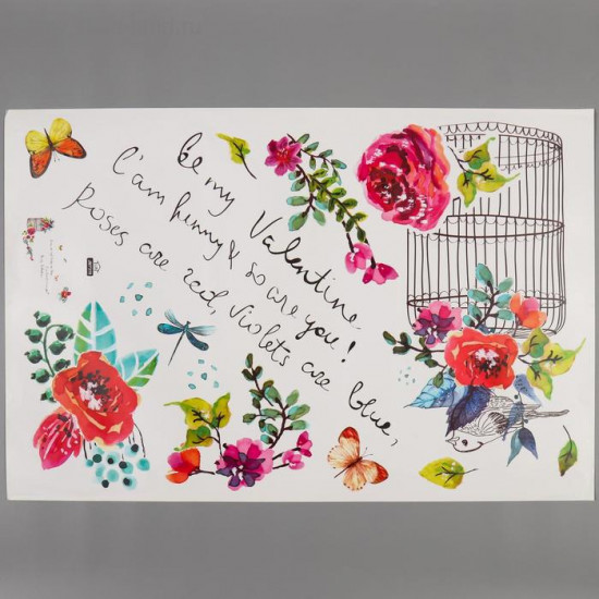 Наклейка интерьерная