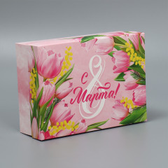 Коробка подарочная «8 Марта» - Фото 1