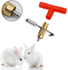 Поилка для кроликов ниппельная - Фото 1