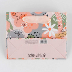 Пакет подарочный «Цветочная поляна» - Фото 3