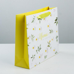 Пакет подарочный «Цветочное счастье» - Фото 2