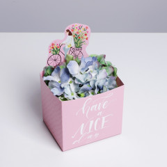 Коробка для мини-букетов «Have a nice day» - Фото 4