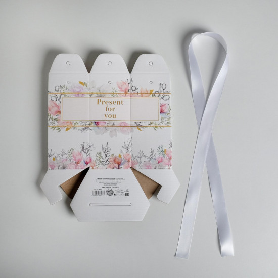 Коробка для цветов подарочная «Present for you»