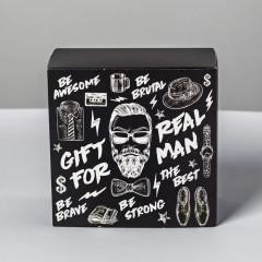 Коробка сборная «Gift for real man» - Фото 1