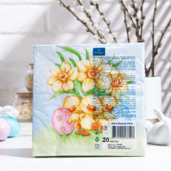 Салфетки бумажные «Пасхальные утята» - Фото 1