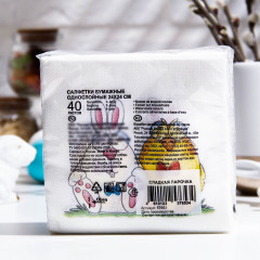 Салфетки бумажные «Сладкая парочка» - Фото 1