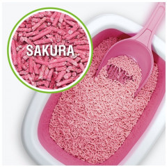 Наполнитель для кошачьего туалета комкующийся «Sakura» - Фото 3