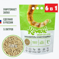 Наполнитель для кошачьего туалета комкующийся «Tofu» - Фото 1