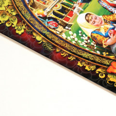 Доска разделочная пасхальная «Христос Воскресе. Семейный обед» - Фото 2