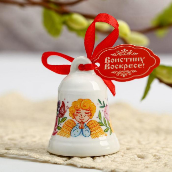 Колокольчик «Ангел. Акварель»