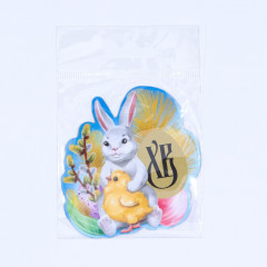 Магнит на холодильник «Кролик и цыплёнок» - Фото 4