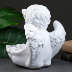 Фигурка-подсвечник декоративная «Ангел с кувшинкой» - Фото 4