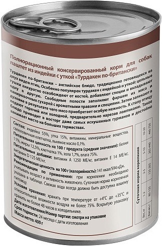 Паштет для собак