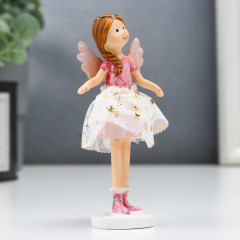 Сувенир «Ангел-малышка в белой юбочке со звёздами» - Фото 1