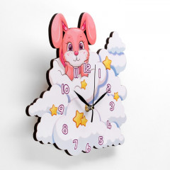 Часы настенные «Зайчик на облаке» - Фото 1