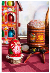 Свеча декоративная «Пасхальное яйцо в лукошке» - Фото 3