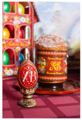 Свеча декоративная «Пасхальное яйцо резное» - Фото 4