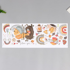 Наклейка интерьерная «Курочки» - Фото 1