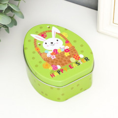 Шкатулка «Зайчик в пасхальной корзинке» - Фото 1