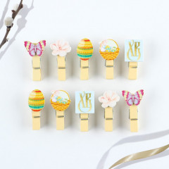 Набор прищепок для украшения вербы «Со Светлой Пасхой» - Фото 2