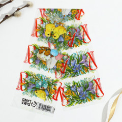 Набор для украшения яиц пасхальный «Цыплята в цветах» - Фото 3