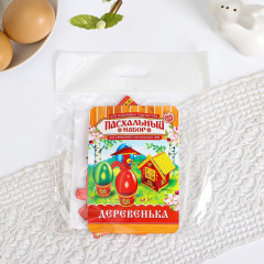 Набор для украшения яиц пасхальный «Деревенька. Хохлома» - Фото 3
