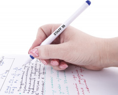 Набор ручек гелевых с резиновым грипом - Фото 3