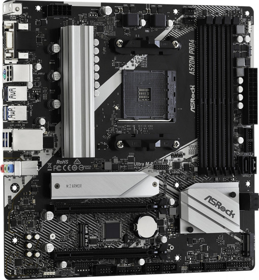 Материнская плата ASRock A520M PRO4