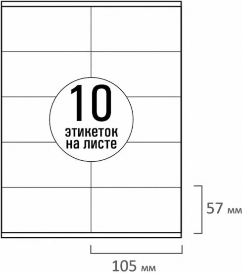 Этикетки самоклеящиеся