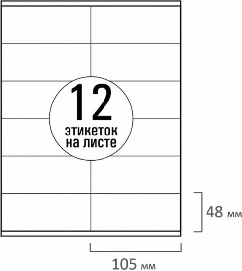 Этикетки самоклеящиеся