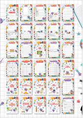 Набор вкладышей для портфолио школьника - Фото 8