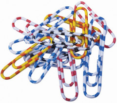 Скрепки с цветными полосками - Фото 1