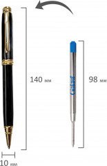 Ручка шариковая подарочная «Black» - Фото 10