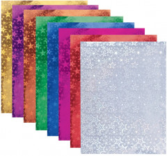 Набор бумаги цветной голографической - Фото 1