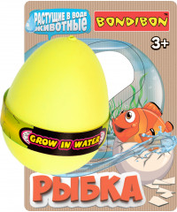 Игрушка растущая в воде «Вырасти рыбку» - Фото 1