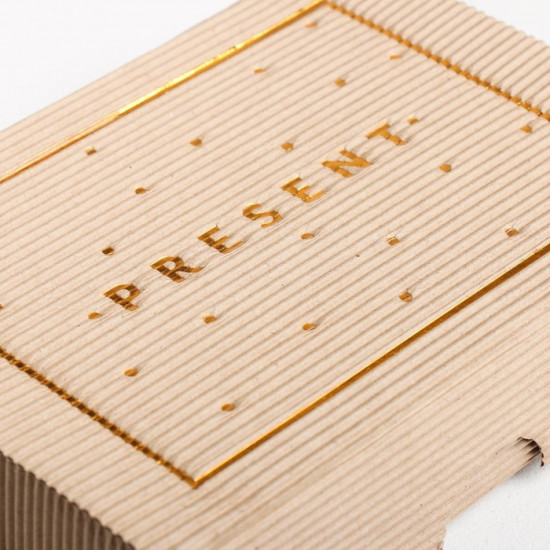 Коробка складная рифлёная «Present»