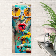 Картина по номерам «Панно. Моника Новак. Поп арт» - Фото 1