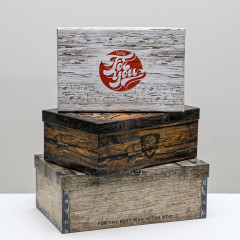 Набор коробок подарочных «Ящики» - Фото 2