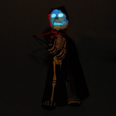 Прикол-ужастик «Скелет» механический, светится - Фото 1