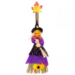 Декор «Баба яга на подвесе с метлой» - Фото 1