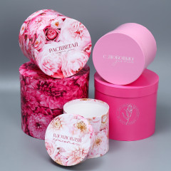 Набор коробок подарочных «Цветы» - Фото 2