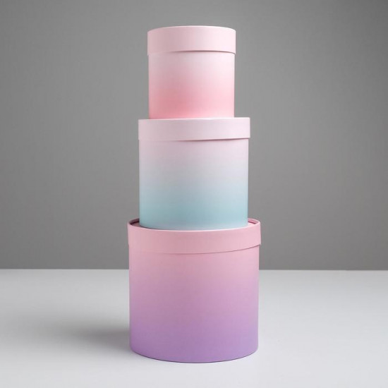 Набор коробок подарочных «Градиент»