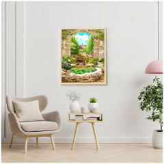 Картина по номерам «Улочка с кипарисами» - Фото 1