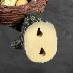 Декор подвесной «Гнездо с серыми птицами» - Фото 2