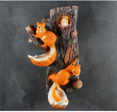 Декор подвесной «Белки-поилки на дереве» - Фото 1