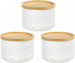 Набор банок для сыпучих продуктов «Снежинки» - Фото 4