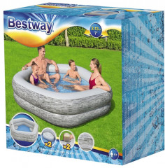 Бассейн надувной «TruPrint Stone Family» - Фото 6